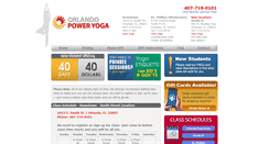Desktop Screenshot of orlandopoweryoga.com