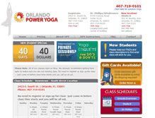 Tablet Screenshot of orlandopoweryoga.com